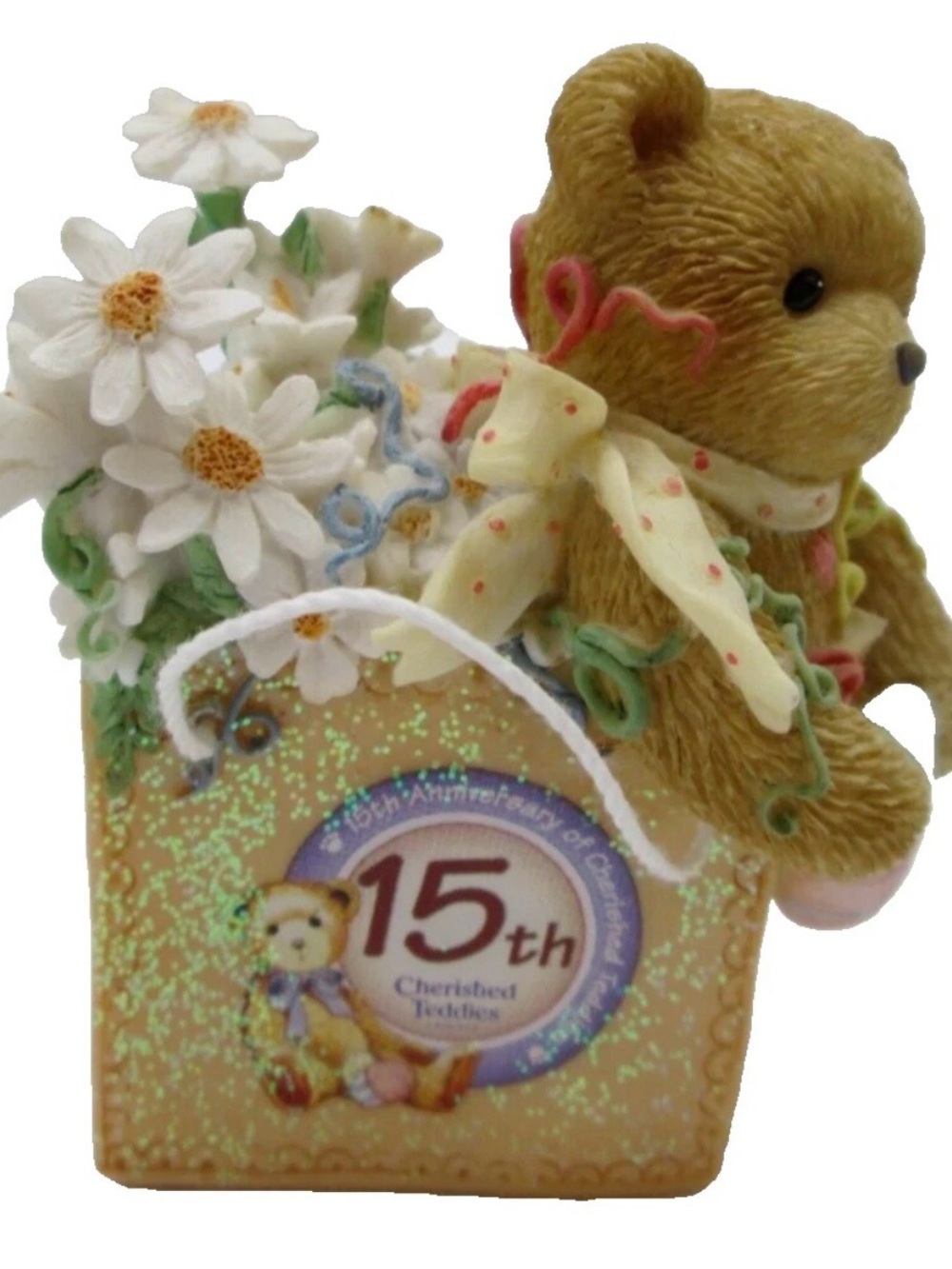 Cherished Teddies 15th Anniversary Figurine 4007738 Limited Edition 2007 Boxed